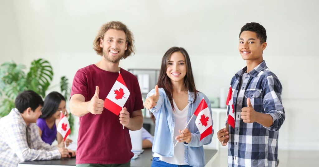 some more canadian students
